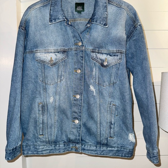 wild fable Jackets & Blazers - Wild Fable Light Blue Denim Jacket women’s Large Oversized